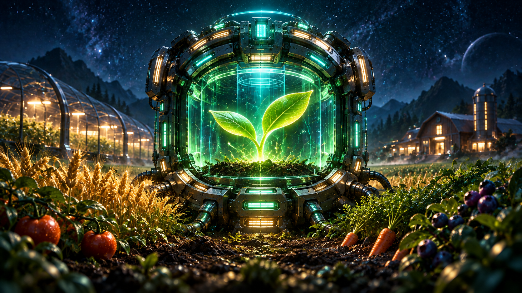 CryptoCrops farm artwork